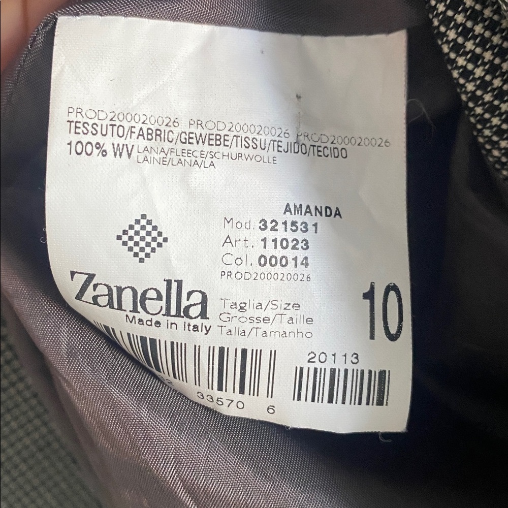 Zanella Italian Tailored Wool Blazer • Made in Italy - Picture 6 of 9